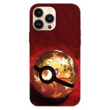 Husa compatibila cu Apple iPhone 15 Pro Max model Bulbasaur Pokemon ball, Silicon, TPU, Viceversa, Transparent, Carcasa