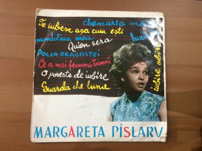 margareta paslaru chemarea marii disc single 7&amp;quot; vinyl muzica usoara EDC 275 VG foto