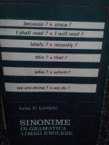 Leon D. Levitchi - Sinonime in gramatica limbii engleze (Editia: 1968)