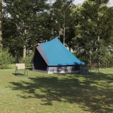 vidaXL Cort de Familie Tipi Albastru pentru 8 oameni, impermeabil