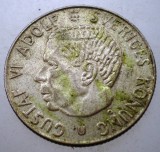 Moneda Argint Suedia 1 Krona 1963 Gustaf VI Adolf KM#826, 7.624 g, Argint 0.400, 25mm