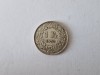 Moneda Elveția 1 Francs 1952 Argint 835, 5g