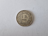Elvetia 1 Francs 1952 Argint, Europa