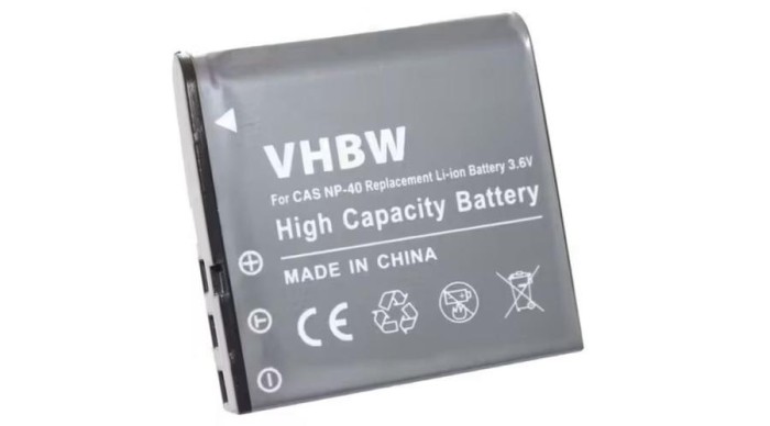 Baterie VHBW pentru BenQ NP-40DBA, NP-40, NP-40DCA - 950 mAh, 3,6 V, Li-Ion
