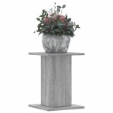 vidaXL Suporturi de plante 2 buc. gri sonoma 30x30x40 lemn prelucrat 3307851