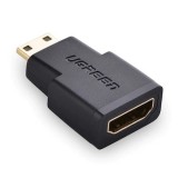 Adaptor MINI HDMI M- HDMI F, UGREEN 20101 (negru)