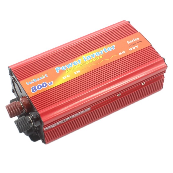 Invertor tensiune 12V-220V Lairun, 800 W, putere continua 575 W Invertor tensiune 12V-220V Lairun, 800 W, putere continua 575 W