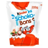 Bomboane de ciocolata cu lapte Kinder Schokobons, 200 g