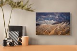 Tablou Canvas, Peisaj cu Valuri și Roci, , Multicolor, 39 x 26 cm, CMCLASS