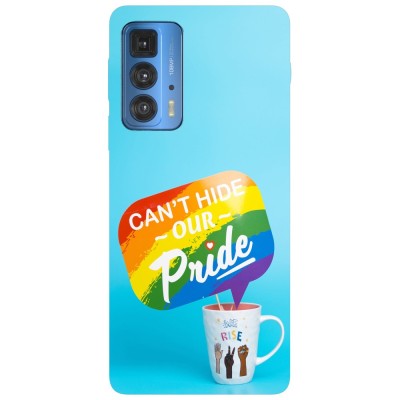 Husa compatibila cu Motorola Edge 20 Lite model Can&amp;amp;#039;t hide our pride, Silicon, TPU, Viceversa foto