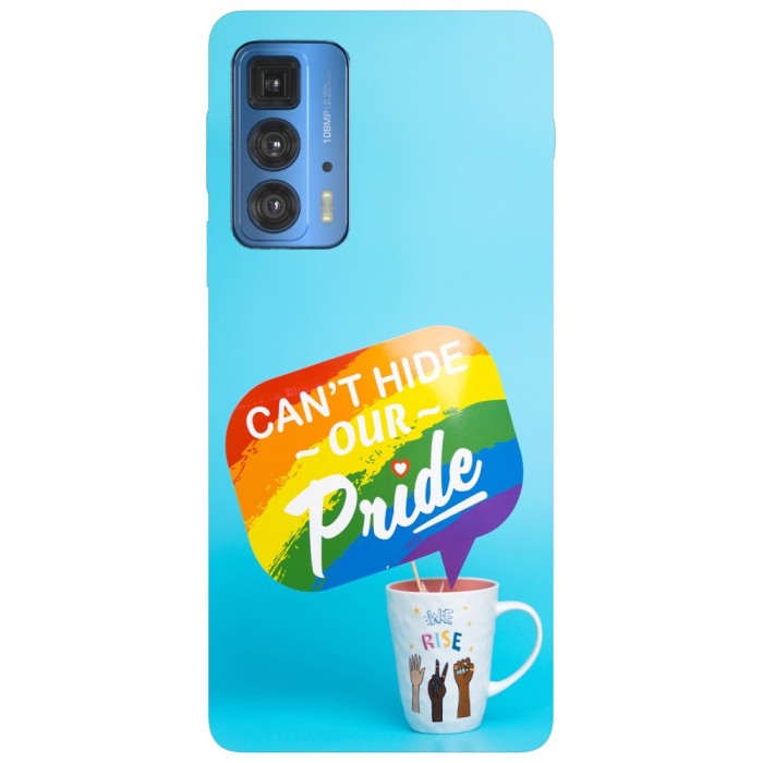 Husa compatibila cu Motorola Edge 20 Lite model Can&amp;#039;t hide our pride, Silicon, TPU, Viceversa