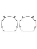 Set 2 rame adaptoare pentru inlocuirea lupelor la VW Touareg, Renault Megane, Opel Vectra C, Porsche Cayenne 955, Saab 9-5