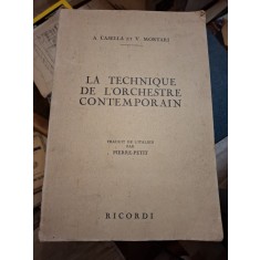 La technique de l'orchestre contemporain - A. Casella et V. Mortari