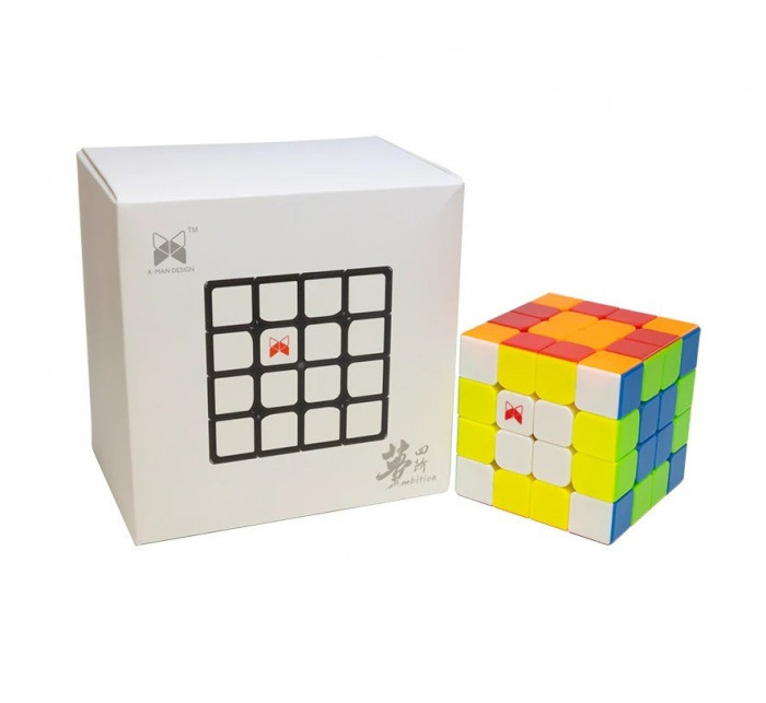 Cub Magic 4x4x4, QiYi-XMD Ambition Magnetic, Stickerless, 471CUB