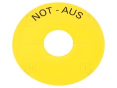 Inel plat de avertizare 22mm 3SU1.5 -25&divide;70&deg;C Orificiu montaj 22mm