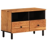 Cumpara ieftin Comoda TV, 70x33x46 cm, lemn masiv de acacia