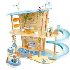 Set de joaca din lemn Hape - Salvarea oceanelor 48 piese