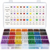 Cumpara ieftin Set sigurante auto 300 buc, 2A-40A, Micro Mini Standard (ATO), organizator cu extractor, sigurante fuzibile pentru autoturisme, camioane, motociclete