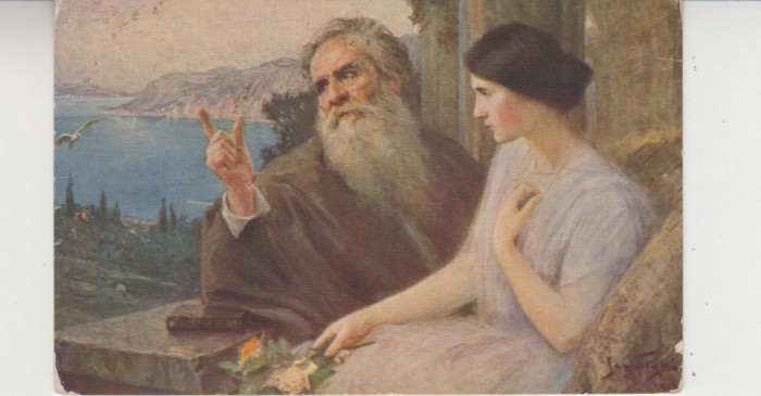 D11 A 47 - Felicitare de colectie - tematica religioasa - 1914