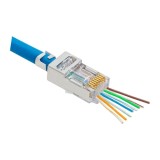 Mufa RJ-45 Cat.5e EZ Pass-Through, ecranata, 100 buc. RJ45M-CAT5-EZ, Asytech