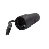 Cumpara ieftin Cupla schuko cauciuc cu capac 16A