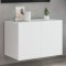 Gossi comoda tv de perete cu lumini led, alb, 60x35x41 cm