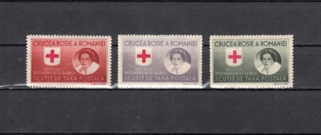 M2 TW F - 1946 - Crucea rosie - Serv prizonieri razboi - hartie alba - dantelate