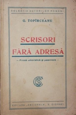 SCRISORI FARA ADRESA foto