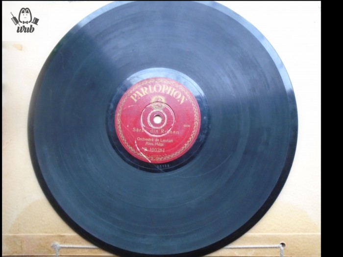 Orchestra de lautari Alexandru Mata disc patefon gramofon ebonita