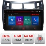 Navigatie Toyota Yaris 2008-2011 E-YARIS08 Octa Core cu Android Radio Bluetooth Internet GPS WIFI DSP 4+64GB 4G CarStore Technology