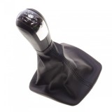 Nuca schimbator viteze cu burduf din eco piele pentru Skoda Octavia II 5 viteze OEM 1ZD711113A