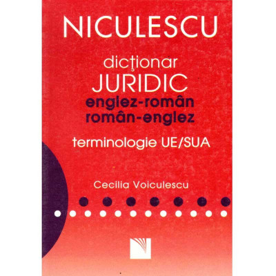 Cecilia Voiculescu - Dictionar juridic englez-roman, roman-englez. Terminologie UE/SUA - 135851 foto