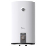 Boiler electric Midea D100-20EFN1, seria Salute, model cilindric, volum 100L, control electronic, Supapa de siguranta de reducere a presiunii, protect
