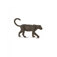 Figurina Leopard negru pictata manual L Collecta