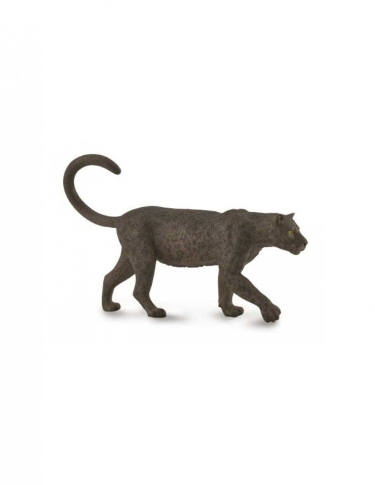Figurina Leopard negru pictata manual L Collecta