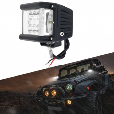 Proiector led smd auto offroad 36w, 10-60 v dc, 4300 lm, ip 67, flood beam 180