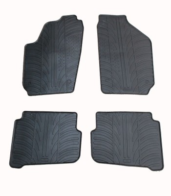 Set covorase auto din cauciuc Vw Polo 9N/9N2 2003-2008, Seat Ibiza/ Cordoba 2003-2008, Negru, Gledring, 4 buc. foto