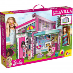 Casa din Malibu Barbie, vila din 2 etaje din carton, mobila 3D, 4 ani+