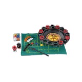 Joc de Ruleta Flippy, cu Pahare de Shot si Plansa de Joc Blackjack, 31 cm, Multicolor