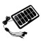 Panou solar portabil pentru incarcare dispozitive CL-639, USB, 6 V, 4 W, 5 iesiri