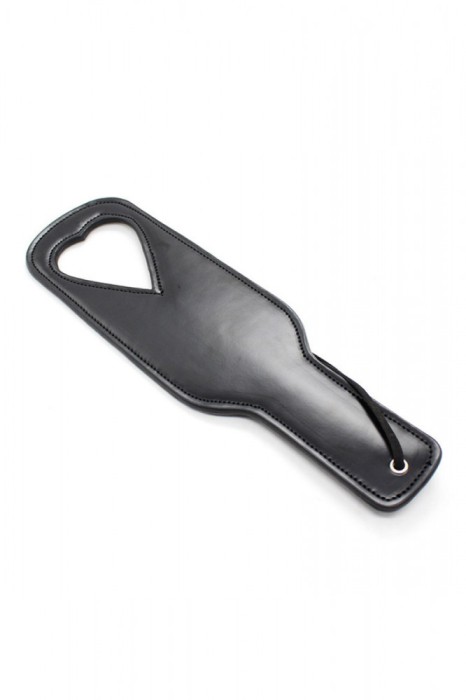 TOY218-1 Paleta fetish din imitatie piele cu decupaj in forma de inima