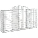 Cumpara ieftin Cos gabion arcuit 200x30x100/120 cm fier galvanizat