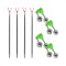 Set Suport Lansetă 115 cm, 4 buc + 4 clopoței