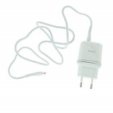 Cumpara ieftin Set incarcator de retea cu 2 X USB si cablu micro USB lungime 1m, Hoco N4 73104, 5V, 2.4A, alb