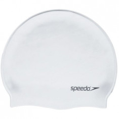 Casca Unisex Speedo Silicon Flat Alba - One Size foto