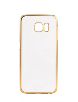 Husa Samsung A5 2017 a520 Silicon Clear Gold BeHello foto
