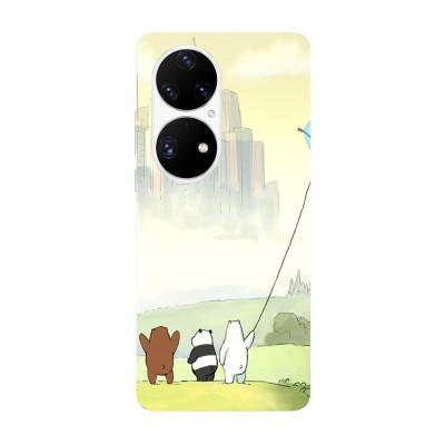 Husa compatibila cu Huawei Nova 8i model The Three Bears kiting, Silicon, TPU, Viceversa foto