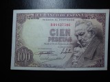 SPANIA 100 PESETAS 1946 SUPERBA RARA