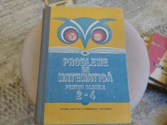 Probleme de matematică pentru clasele 2-4. Culegerea Bufniță. 1988 foto