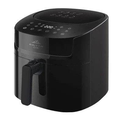 Friteuza cu aer cald ETA Fritta Digi 3168 90000, 1800 W, 7.2 litri, 40-220 &amp;deg;C, 8 programe, control tactil, negru foto